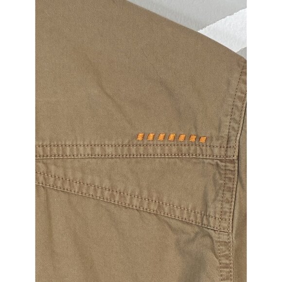 Ariat Rebar Washed Twill Long Sleeve Work Shirt Women’s Large Brown - Picture 8 of 16